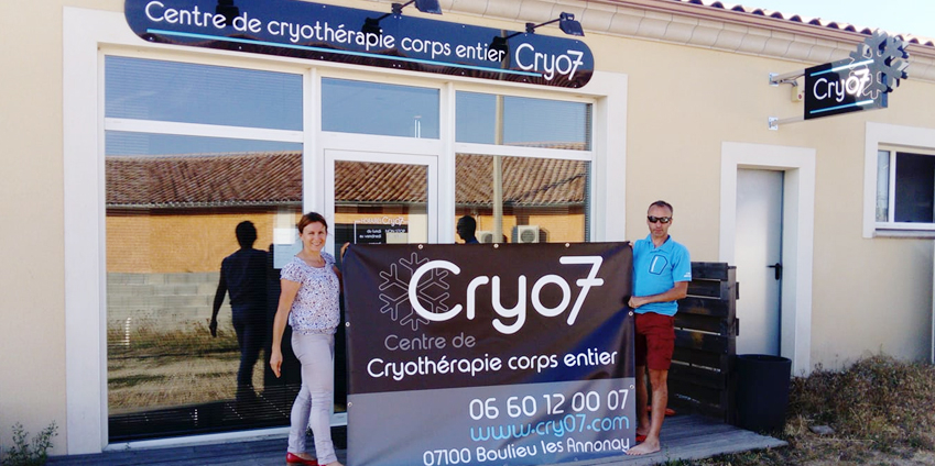 Cryothérapie dans l’Ardèche, rendez-vous chez Cry07