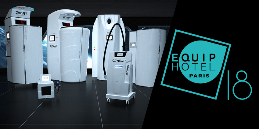 CRYOJET exposant au salon Equip Hôtel 2018